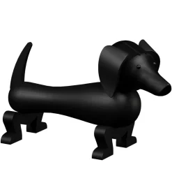 Pyntefigurer-Kay Bojesen Træfigur - Gravhund - Mellem - Mørk Bejdset Eg