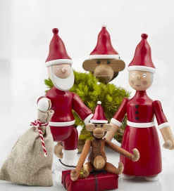 Pyntefigurer|Julepynt-Kay Bojesen Træfigur - Julemand - 20 cm - Rød/Hvid