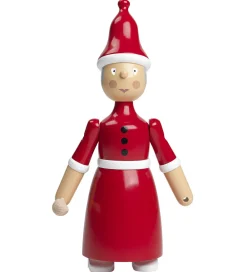 Pyntefigurer|Julepynt-Kay Bojesen Træfigur - Nissemor - 20 cm - Rød/Hvid