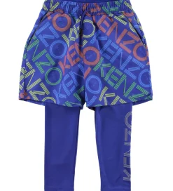 Kenzo Træningsbukser|Sportsshorts*Leggings/Shorts - Exclusive Edition - Vivid Blue m. Logo