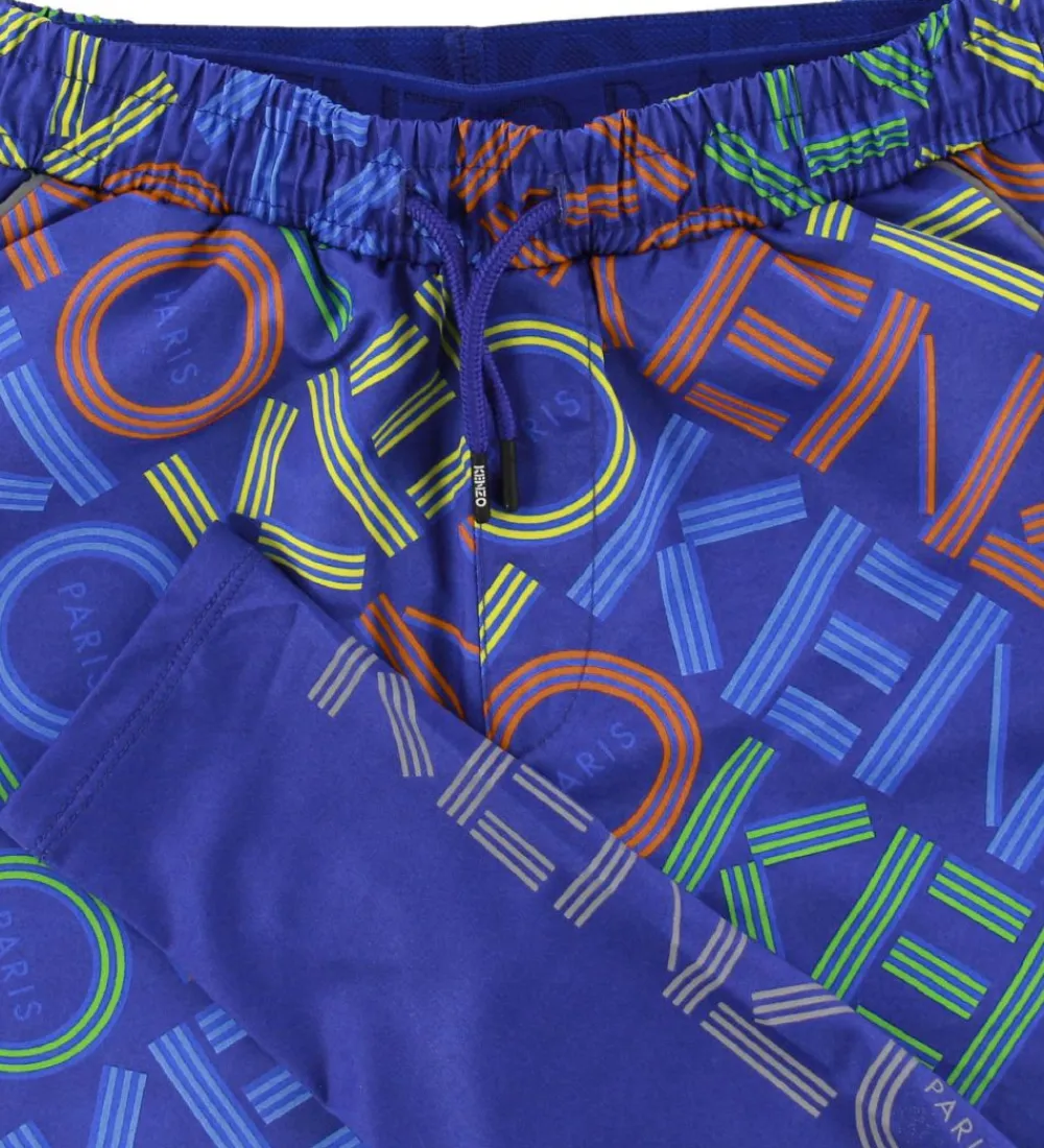 Kenzo Træningsbukser|Sportsshorts*Leggings/Shorts - Exclusive Edition - Vivid Blue m. Logo