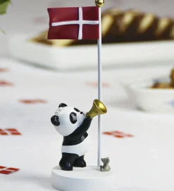 Kids by Friis Pyntefigurer*Bordflag - Panda m. Trompet