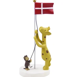 Pyntefigurer-Kids by Friis Bordpynt - 17 cm - Giraf og abe