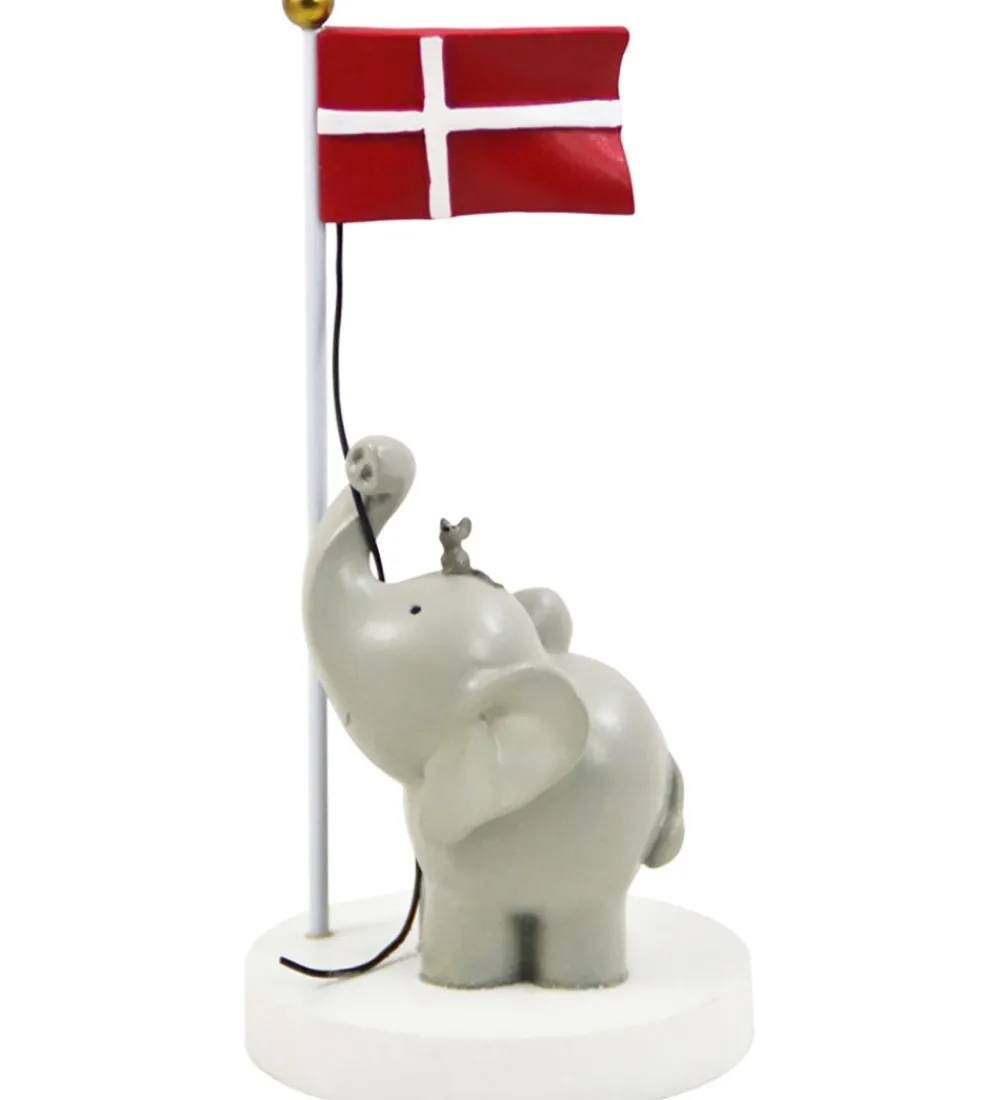 Pyntefigurer-Kids by Friis Bordpynt - 14,5 cm - Elefant og mus