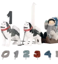 Fødselsdagstoge-Kids by Friis Fødselsdagstog - 45 cm - Hundeslæde