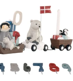 Fødselsdagstoge-Kids by Friis Fødselsdagstog - 45 cm - Hundeslæde