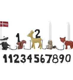Kids by Friis Fødselsdagstoge*Fødselsdagstog - Skovdyr m. 11 Tal