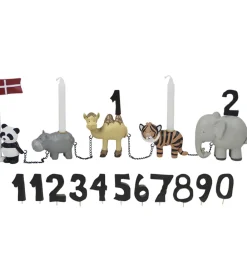 Fødselsdagstoge-Kids by Friis Fødselsdagstog - Zoo-dyr m. 11 Tal