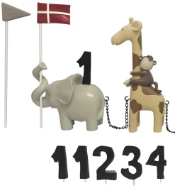 Fødselsdagstoge-Kids by Friis Fødselsdagstog - 45 cm - Safaridyr