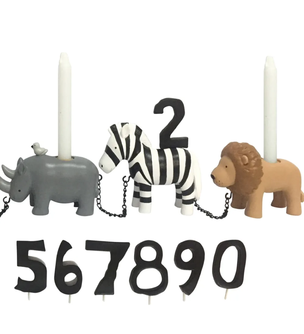 Fødselsdagstoge-Kids by Friis Fødselsdagstog - 45 cm - Safaridyr