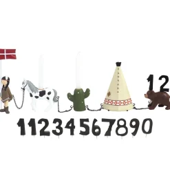 Kids by Friis Fødselsdagstoge*Fødselsdagstog - Indianerpige m. 11 Tal