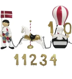 Kids by Friis Fødselsdagstoge*Fødselsdagstog - 45 cm - Harlekin & Columbine