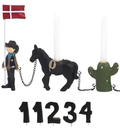 Fødselsdagstoge-Kids by Friis Fødselsdagstog - Cowboy m. 11 Tal
