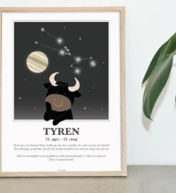 Kids by Friis Plakater Og Billeder*Plakat - Stjernetegn - Tyren