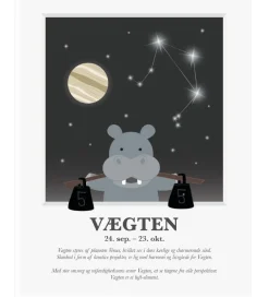 Plakater Og Billeder-Kids by Friis Plakat - Stjernetegn - Vægten
