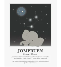 Kids by Friis Plakater Og Billeder*Plakat - Stjernetegn - Jomfruen