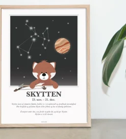 Plakater Og Billeder-Kids by Friis Plakat - Stjernetegn - Skytten