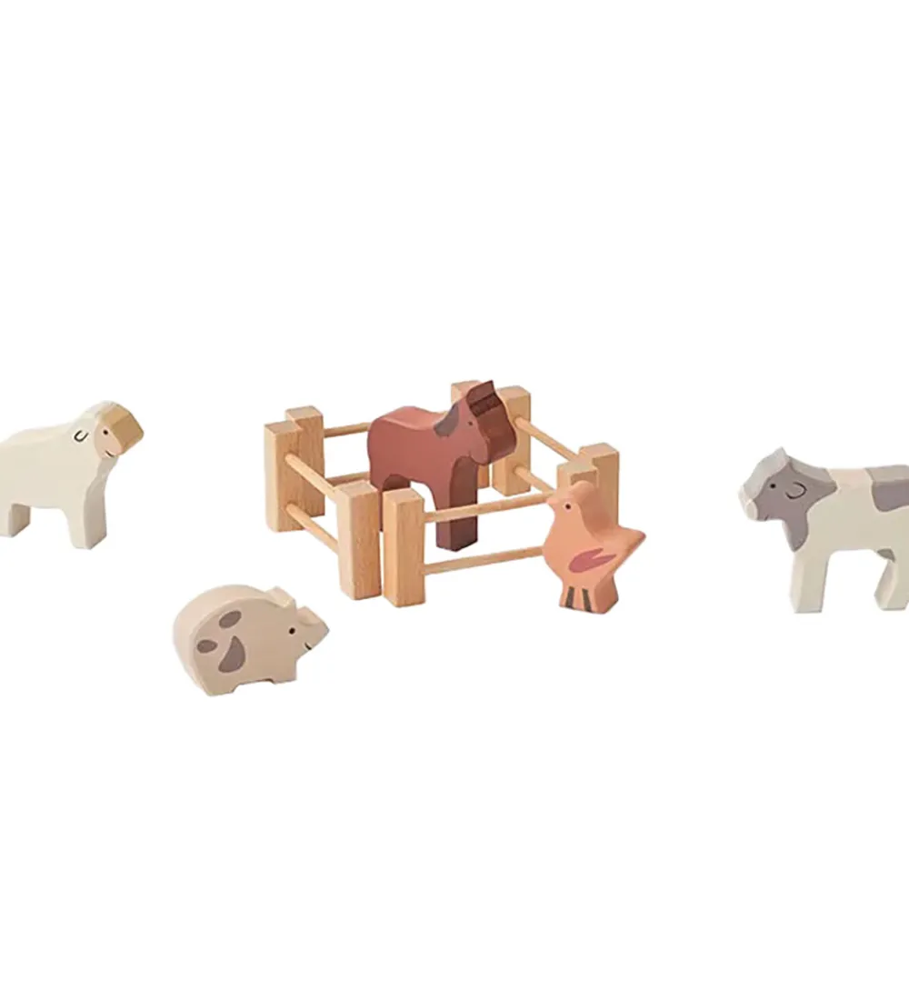 Kids Concept Trælegetøj*Farm Animals Aiden - Træ - Kid's HUB