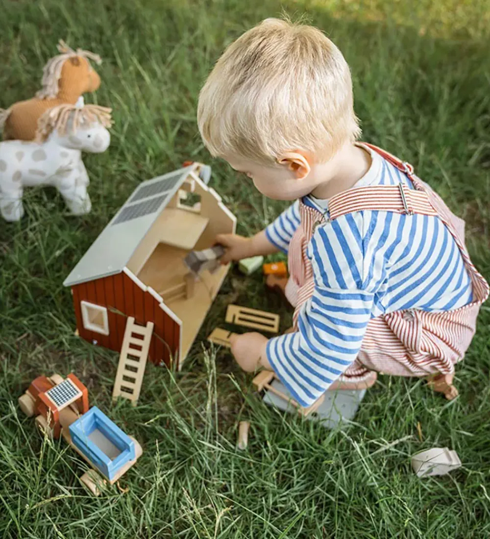 Trælegetøj-Kids Concept Farmhouse Aiden - Træ - Kid's HUB