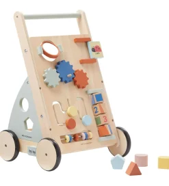 Kids Concept Gåvogne*Gåvogn - Edvin - Træ/Blå