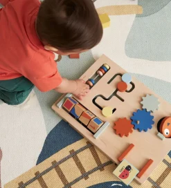 Kids Concept Gåvogne*Gåvogn - Edvin - Træ/Blå