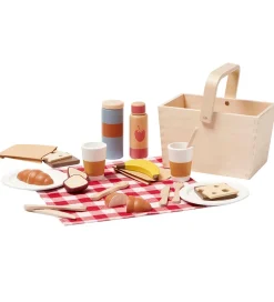 Kids Concept Legemad*Legemad - Picnic sæt - Træ