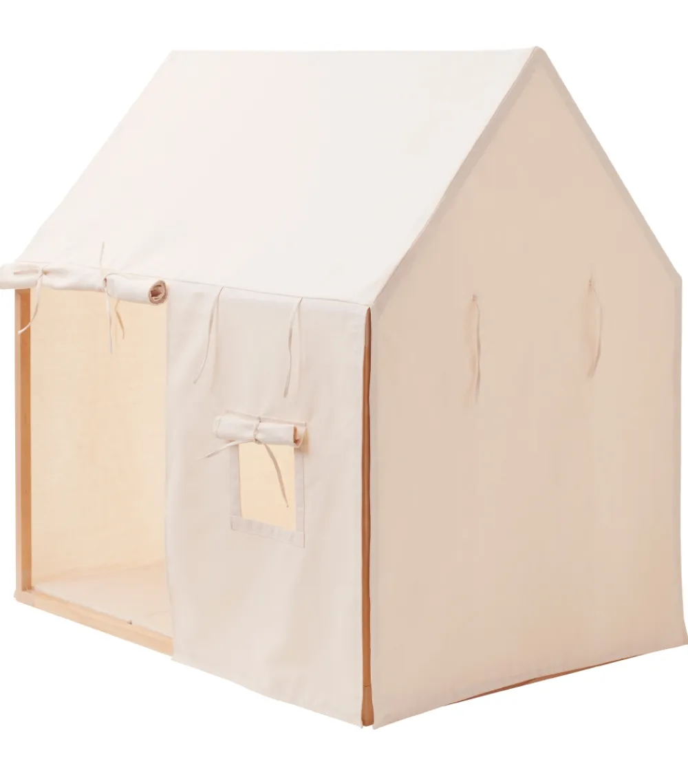 Kids Concept Legetelte|Legetelte*Legetelt - Hus - 110x84 cm - Naturhvid