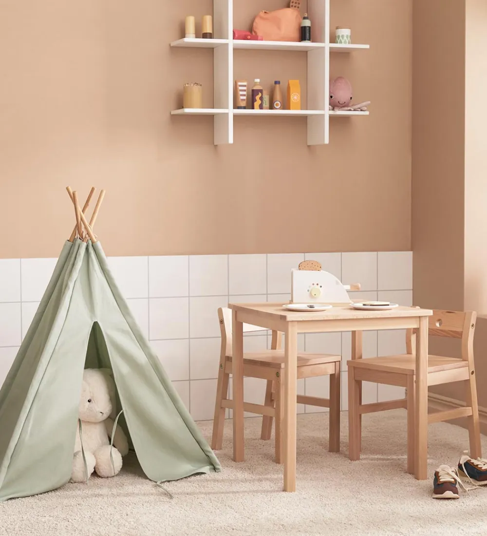 Kids Concept Legetelte|Legetelte*Legetelt - Mini Tipi - Lysegrøn