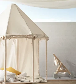 Legetelte|Legetelte-Kids Concept Legetelt - Pavillon - 122x142 cm - Naturhvid