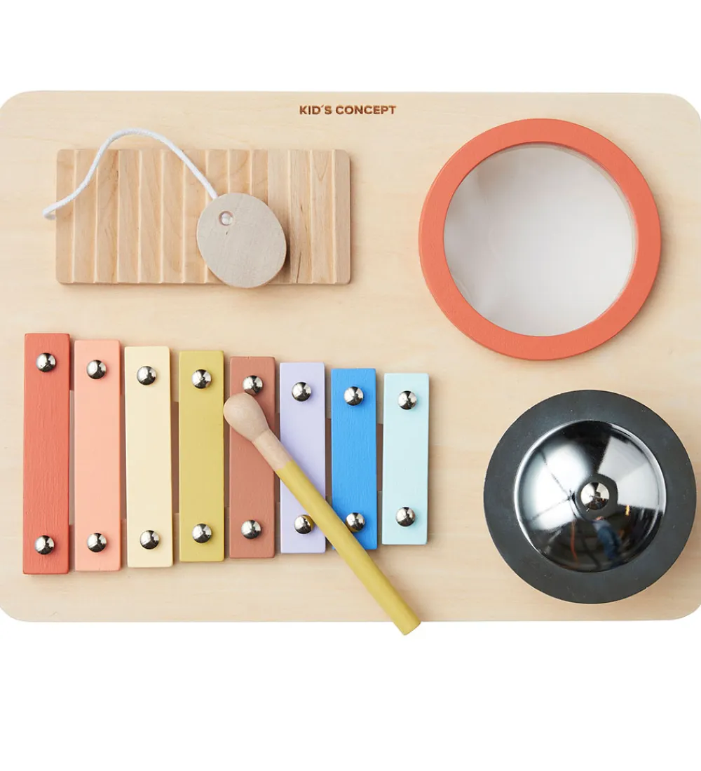 Musikinstrumenter-Kids Concept Musik-bord - Træ - 4 Instrumenter