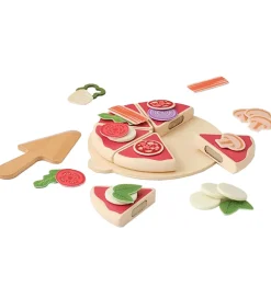Legemad-Kids Concept Pizza Kit - Træ - Kid's HUB