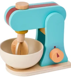 Kids Concept Trælegetøj|Rolleleg*Røremaskine - Træ - 17 cm - Blå