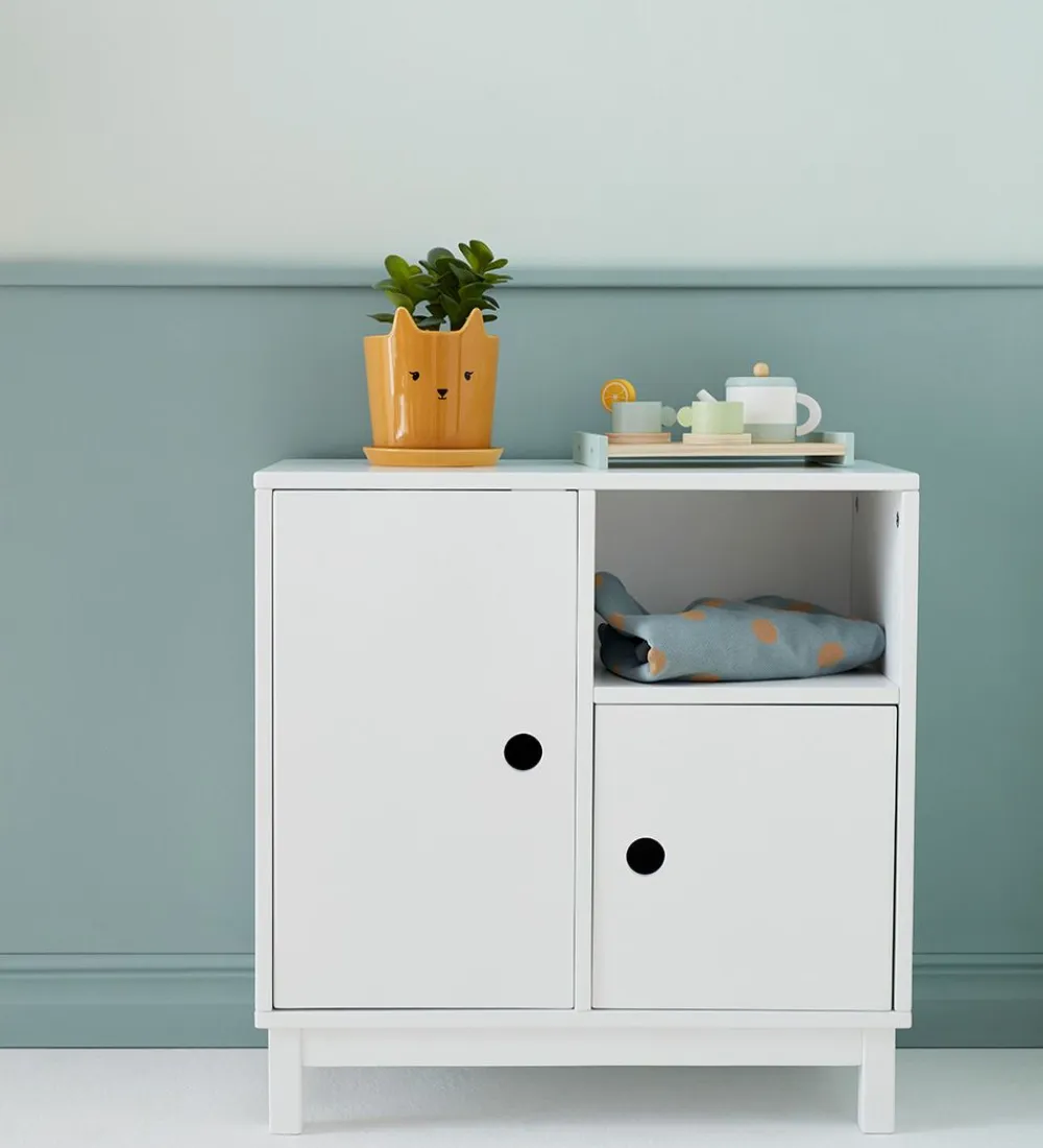 Kids Concept Skabe Og Reoler*Skab - 60x60 cm - Hvid
