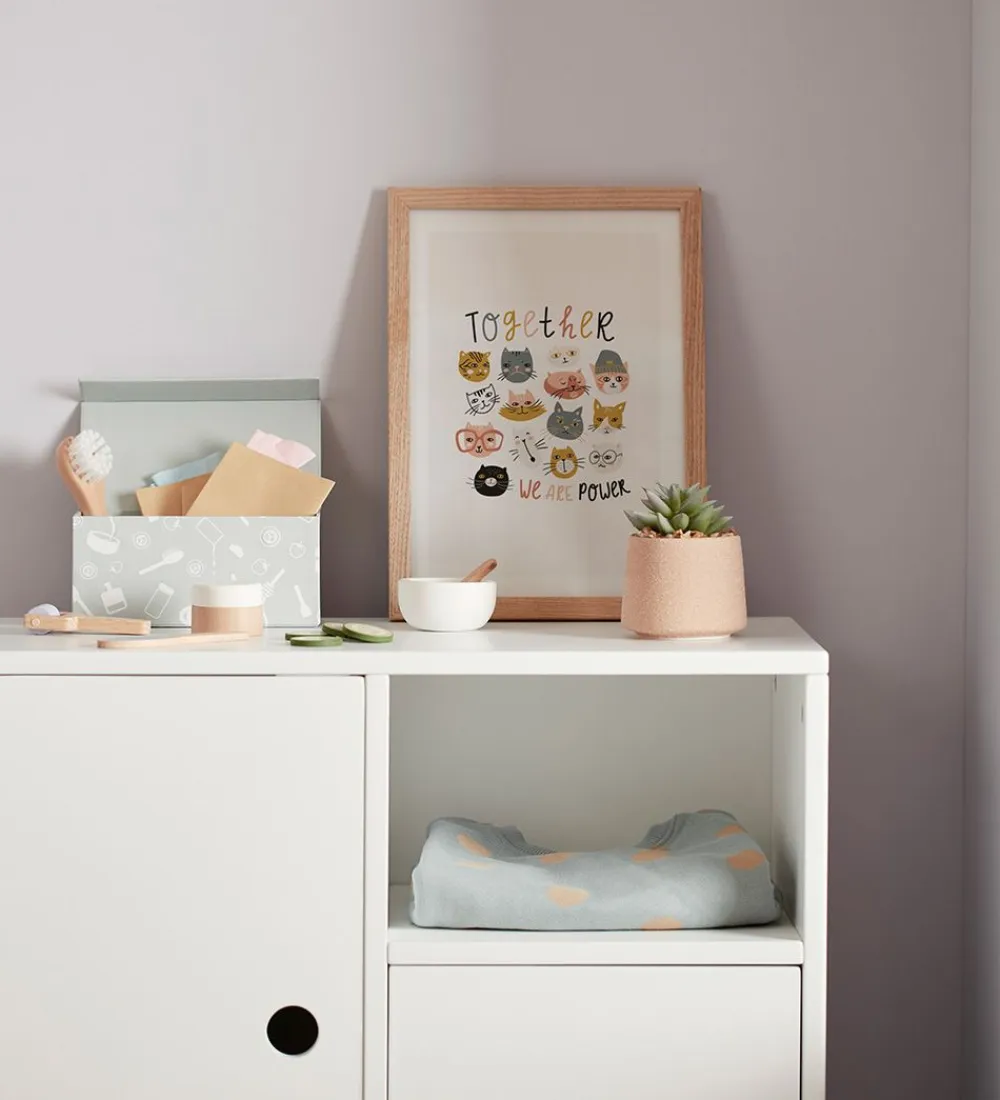Kids Concept Skabe Og Reoler*Skab - 60x60 cm - Hvid