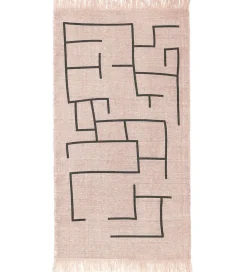 Kids Concept Legetæpper Og Legegulve*Tæppe - Geometrisk - Rosa