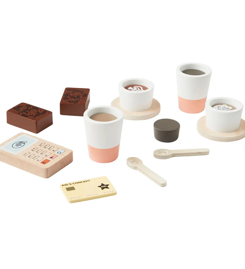 Legemad-Kids Concept Trælegetøj - Kaffe-shop