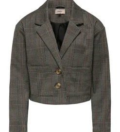 Kids Only Konfirmationstøj|Jakkesæt Og Blazers*Blazer - KogFine - Seal Brown/Libra Checks