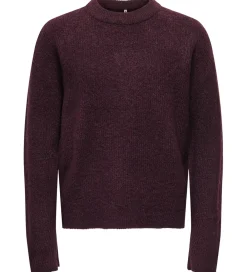 Bluser-Kids Only Bluse - Strik - KogCamilla - Winetasting/Melange