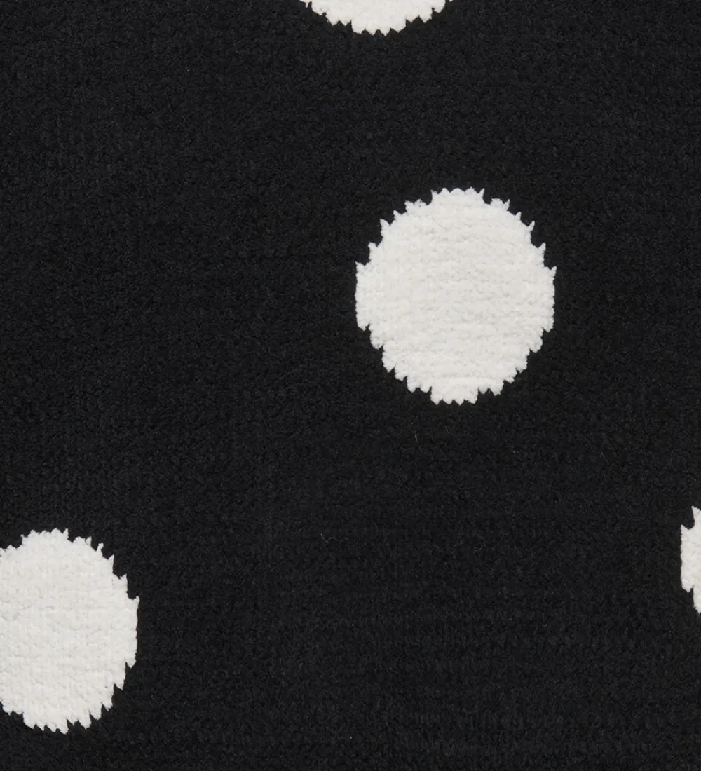 Bluser|Pigetøj-Kids Only Bluse - Strik - KogSus - Black/ Egret/ Polka Dot Assym