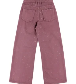 Bukser Og Jeans|Pigetøj-Kids Only Jeans - KogCobain - Rose Brown/Rhinestones