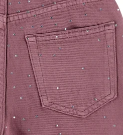 Bukser Og Jeans|Pigetøj-Kids Only Jeans - KogCobain - Rose Brown/Rhinestones