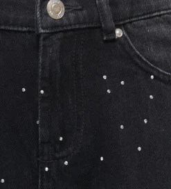 Kids Only Bukser Og Jeans|Pigetøj*Jeans - KogCobain - Rhinestone - Washed Black