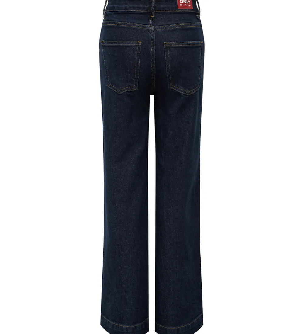Bukser Og Jeans-Kids Only Jeans - KogHope - Dark Blue Denim/Rinse