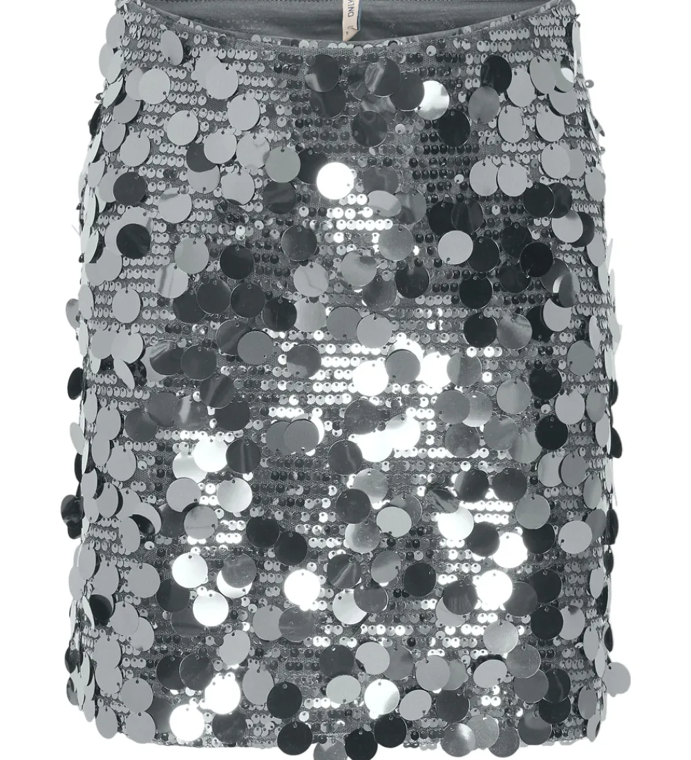 Kids Only Nederdele*Nederdel - KogJadel - Silver/w. Silver Sequins