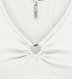 Toppe-Kids Only Top - KogNessa - Rib - Cloud Dancer