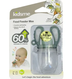 Spisetid-KidsMe Food Feeder Max - Large - Gray