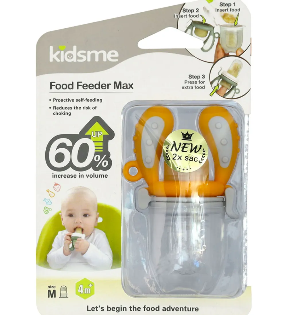 KidsMe Spisetid*Food Feeder Max - Medium - Amber