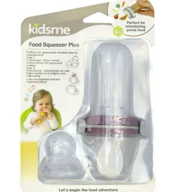 Spisetid-KidsMe Food Squeezer Plus - Plum