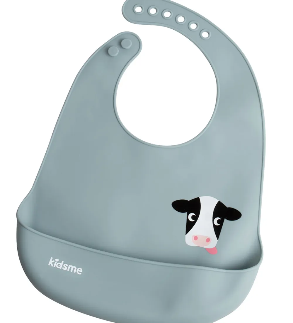 Hagesmække-KidsMe Hagesmæk - Easy Clean Bib - Azure
