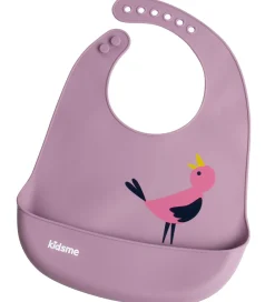 KidsMe Hagesmække*Hagesmæk - Easy Clean Bib - Plum